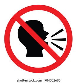  No talking sign