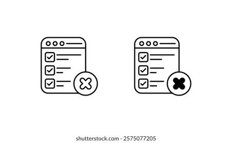 No Tasks Yet icon design with white background stock illustration