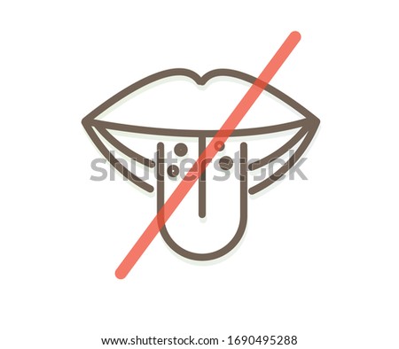 No Taste Symptom - Icon as EPS 10 File