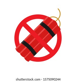 No Terrorism Icon : Security Theme, Infographics and Other Graphic Related Assets.