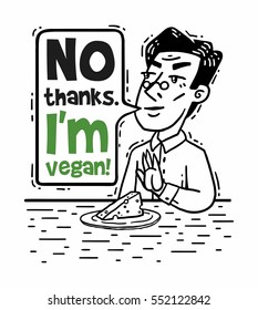 no thanks man I'm vegan comics