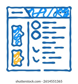 no tie official costume doodle icon sketch vector. no tie official costume sign. isolated symbol illustration