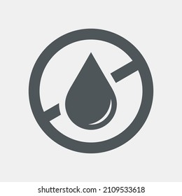 No trans fats, palm oil free, no mineral oil, Forbidden block quality vector illustration cut