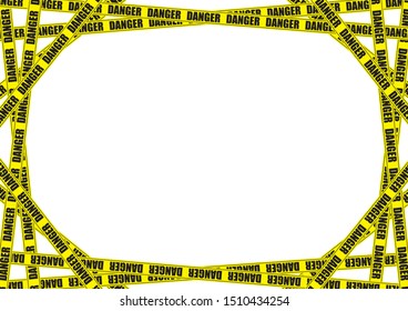 No trespassing sign tape background material