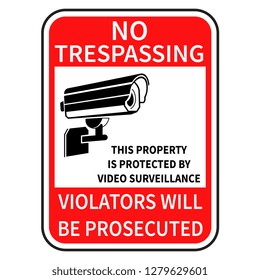 no trespassing sign. vector design of information banner