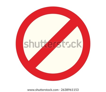 no tresspasing symbol icon. vector eps10