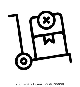no hay ilustración vectorial de símbolo del carro