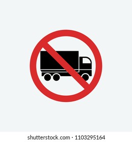 no truck icon vector