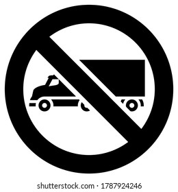 86 Heavy vehicles not allowed icon Images, Stock Photos & Vectors ...