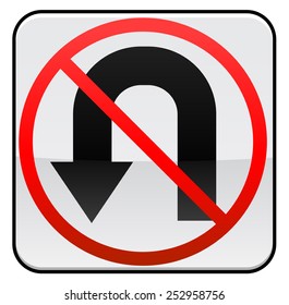 No T-Turn traffic sign