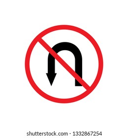 No Turning Sign
