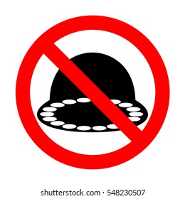 No UFO icon illustration. 