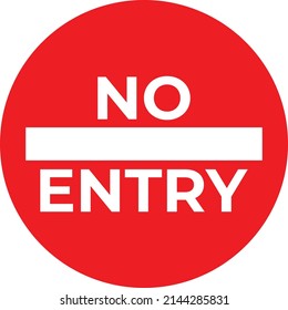 No Unauthorized Entry Sign On A White Background