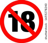 no under eighteen entry badge