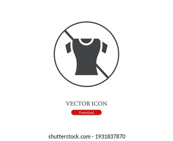 No uniform vector icon.  Editable stroke. Linear style sign for use on web design and mobile apps, logo. Symbol illustration. Pixel vector graphics - Vector