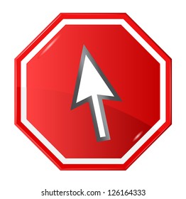 No Use Laptop (or computer) vector sign