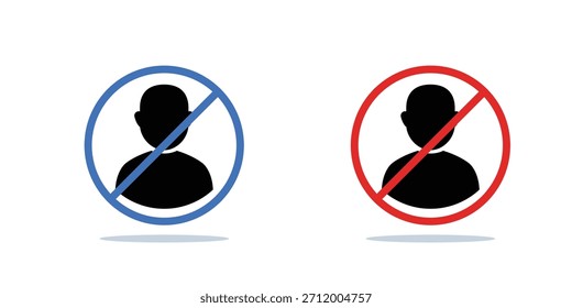 Signo de Vector prohibido por ningún usuario
