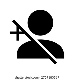 Ilustración de diseño de símbolo de Vector de icono de usuario