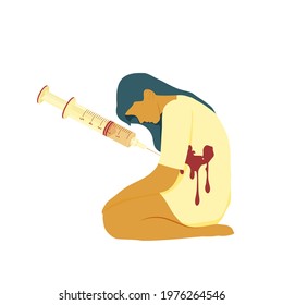 No vaccination. Killer injections. Danger of vaccination and self-medication