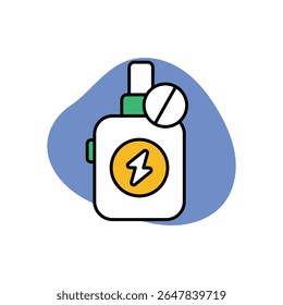 No Vape Icon vector stock illustration