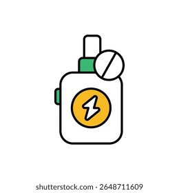 No Vape Icon vector stock illustration