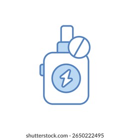 No Vape Icon vector stock illustration