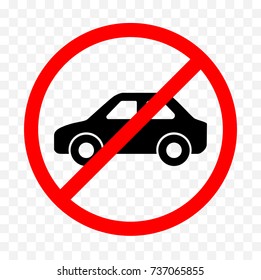 no vehicle sign. no parking sign 