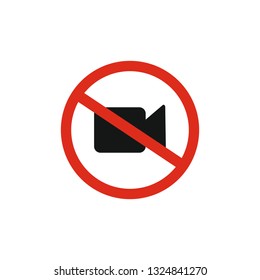 no video camera icon