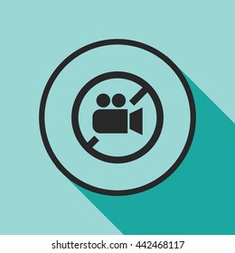 no video camera icon