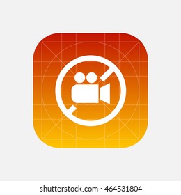 no video camera icon