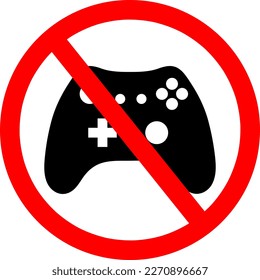 no video game playstation joystick icon on white background..eps