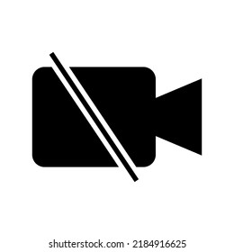kein Videosymbol oder Logo, einzelne Zeichensymbole, Vektorgrafik - hochwertige Vektorsymbole in schwarzem Stil
