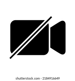 kein Videosymbol oder Logo, einzelne Zeichensymbole, Vektorgrafik - hochwertige Vektorsymbole in schwarzem Stil
