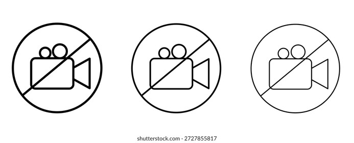 Video Plantilla de diseño de logotipo de Vector de signo de registro. Gráficos de trazo editables.