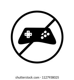 no videogames symbol