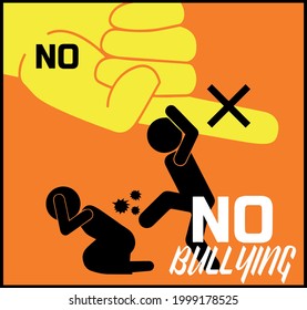 no violence. stop bullying. no violence against the person