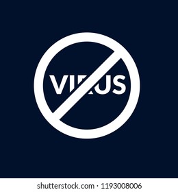 no virus sign