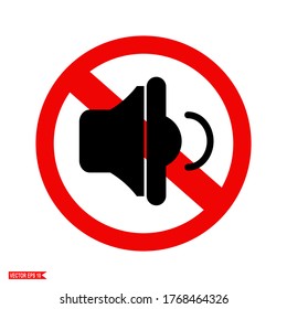 
no voice or using the speaker. illustrations may not speak or use the speaker in a flat style.silence.