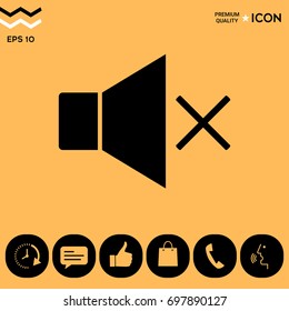 No Volume icon