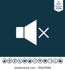 No Volume icon