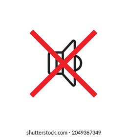 No volume icon design vector illustration
