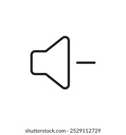 Sin esquema de conjunto de Vectores de icono de volumen