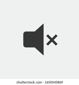 no volume mute vector icon speaker