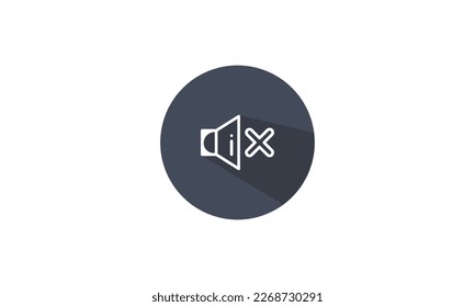 Kein Vektor-Design mit Lautstärke. Design-Illustration von Vektorsymbol