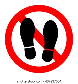 No Walk icon great for any use.