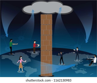 no wall can defense information from internet,vector