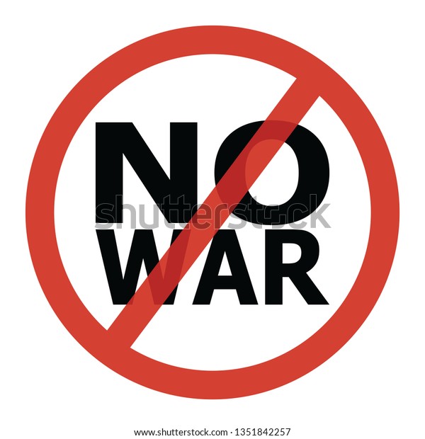 No War Background Stock Vector (Royalty Free) 1351842257 | Shutterstock