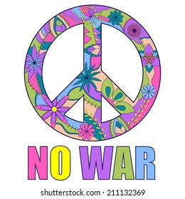 no war colorful background