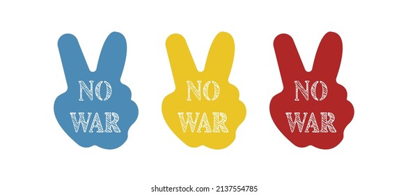 no war icon, peace concept, vector illustration