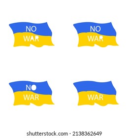 kein Kriegssymbol, kein Friedenskonzept, Vektorgrafik